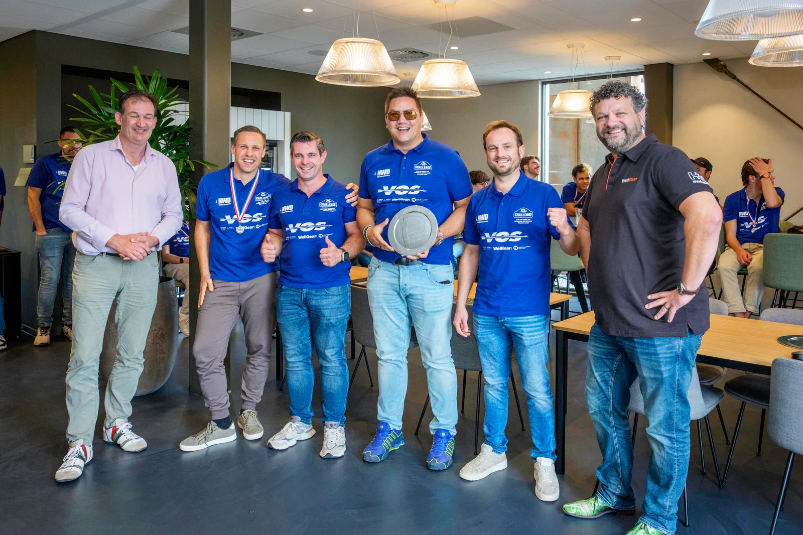 Gilde Opleidingen 1 tijdens de prijsuitreiking van de 24 uur Waterstof Challenge