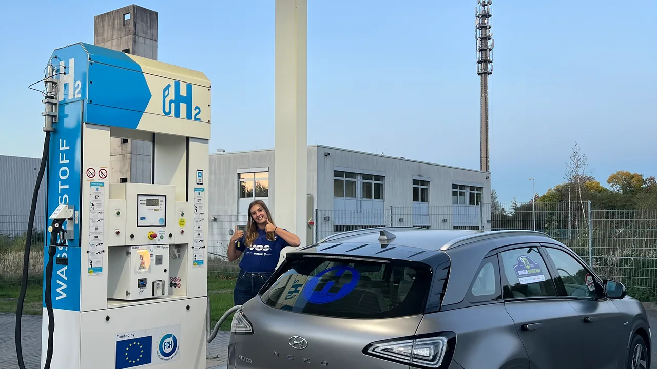 Eerste tankbeurt in Duitsland!