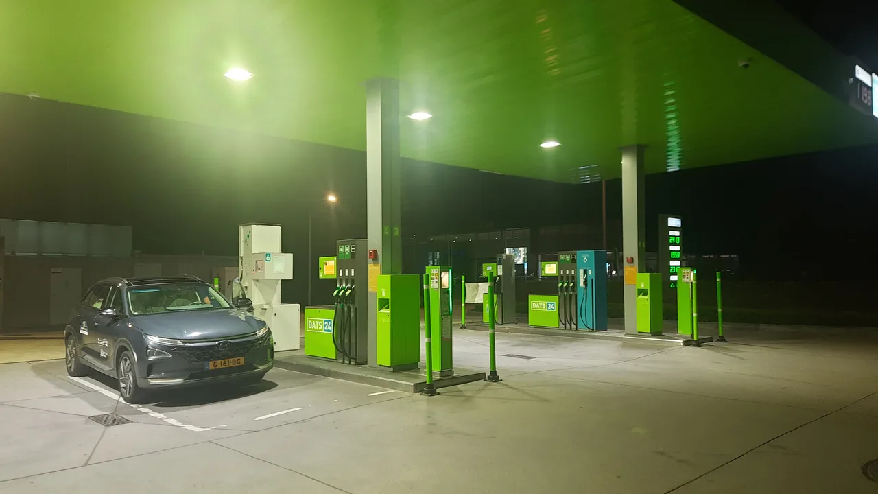 Waterstof tanken bij DATS 24